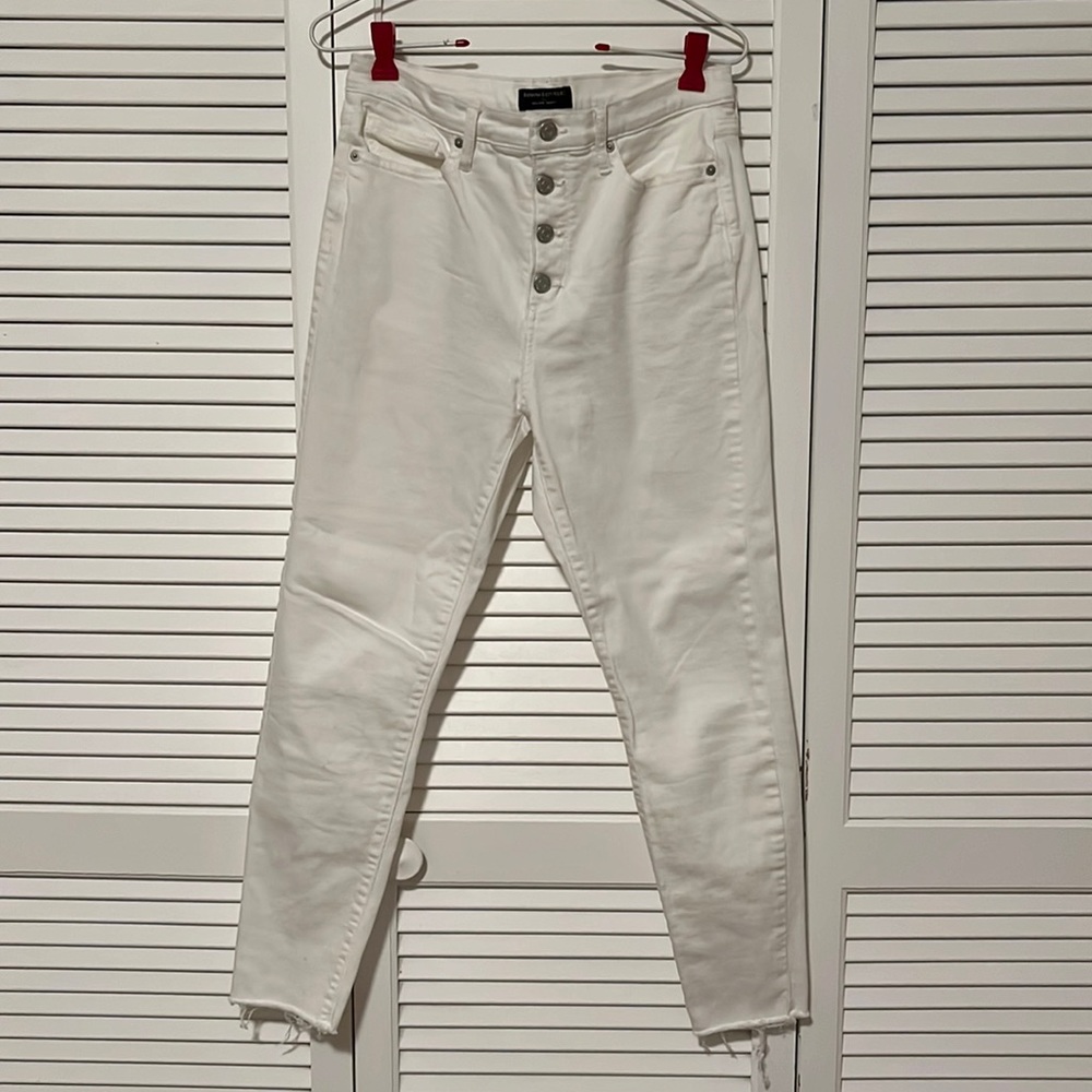 Banana Republic white jeans